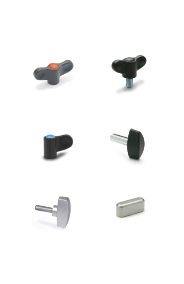 Wing nuts and wing knobs